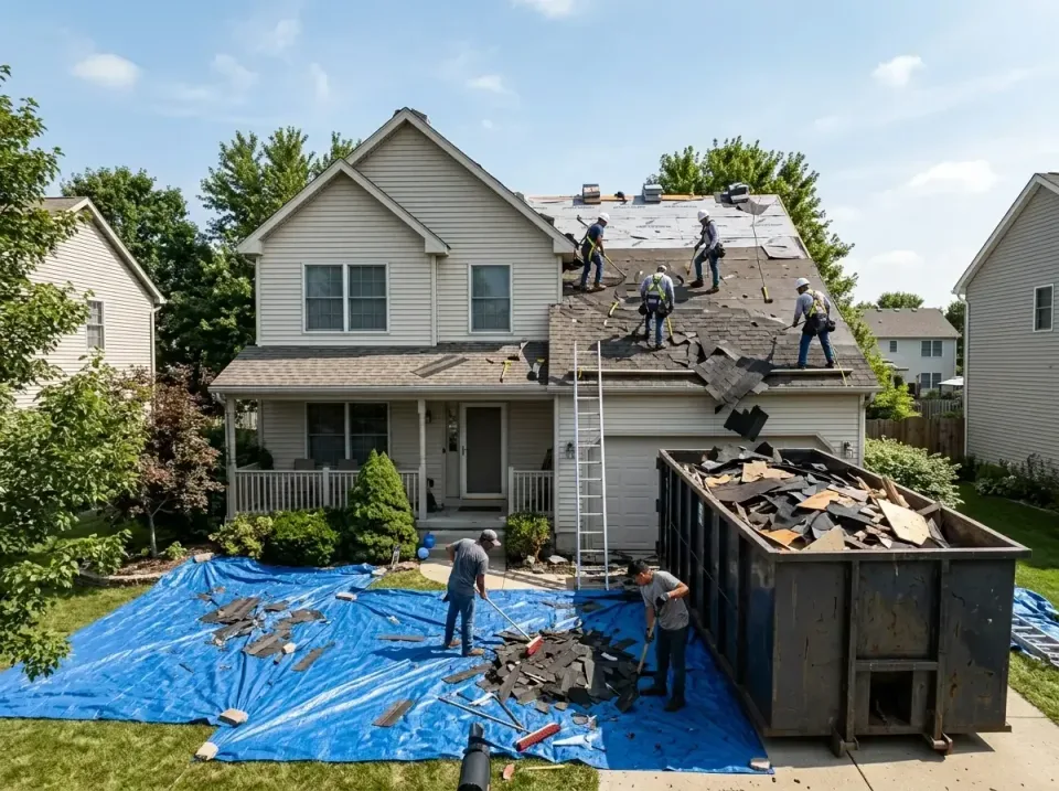 roof-replacement-debris-remova-004 — frequently asked questions, Cheapest Dumpster Rentals in Hammond, IN